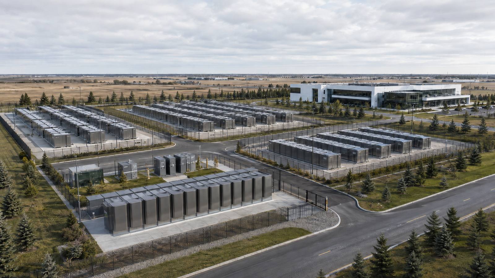 Layer7 edge datacenter site with on-site LNG-preferred power